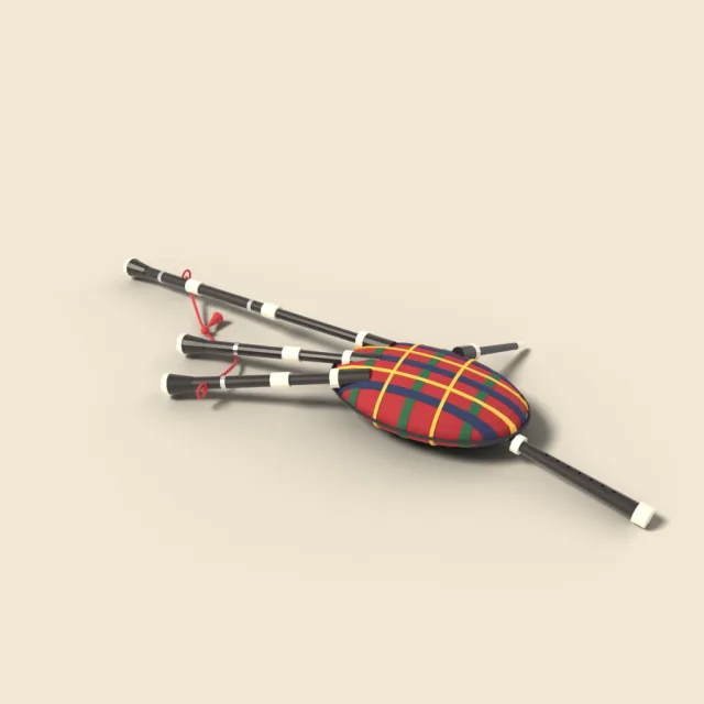 Bagpipes with drones