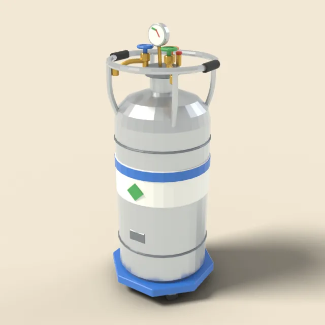 Liquid nitrogen dewar