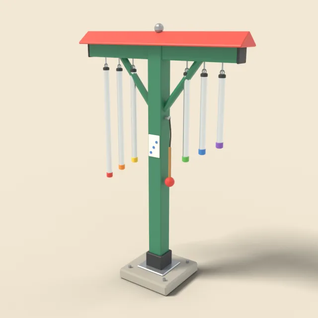 Musical chimes post