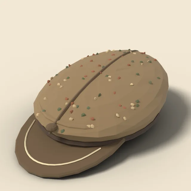 Tweed flat cap