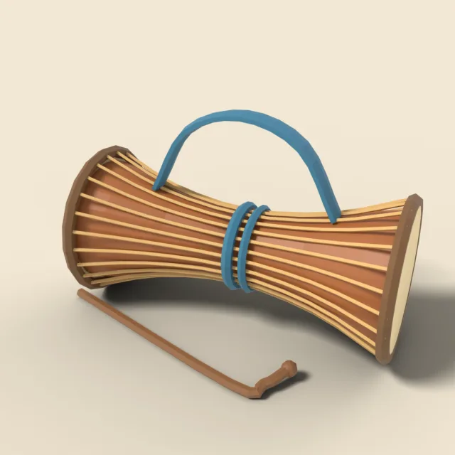Hourglass talking drum