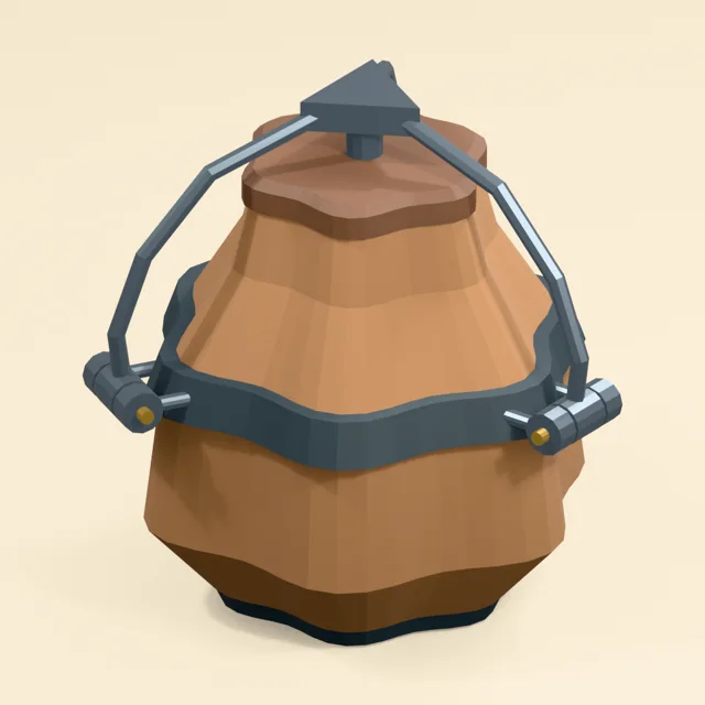 Gathered reagent pouch with seated closure plug and retained three-jaw bridge