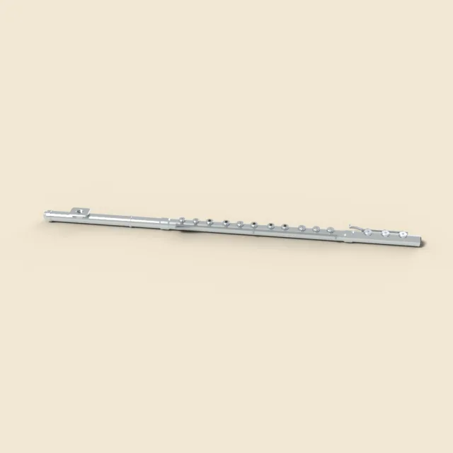 Concert flute in silver