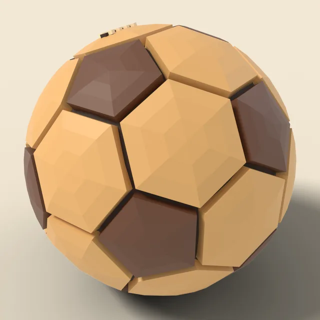Classic leather soccer ball