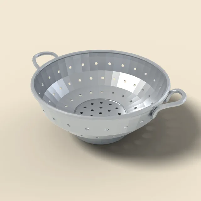 Metal colander