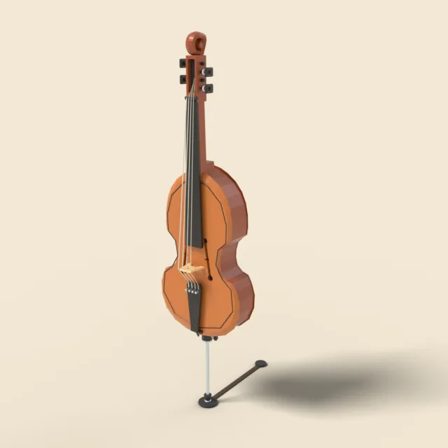 Cello with endpin