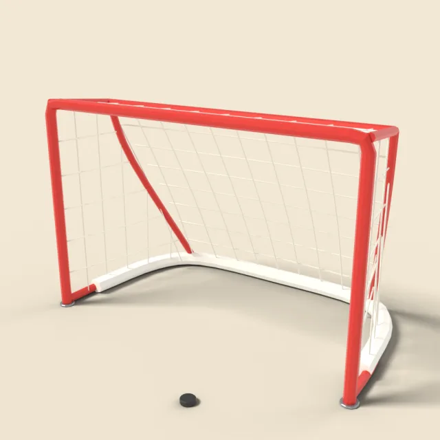Ice hockey goal net