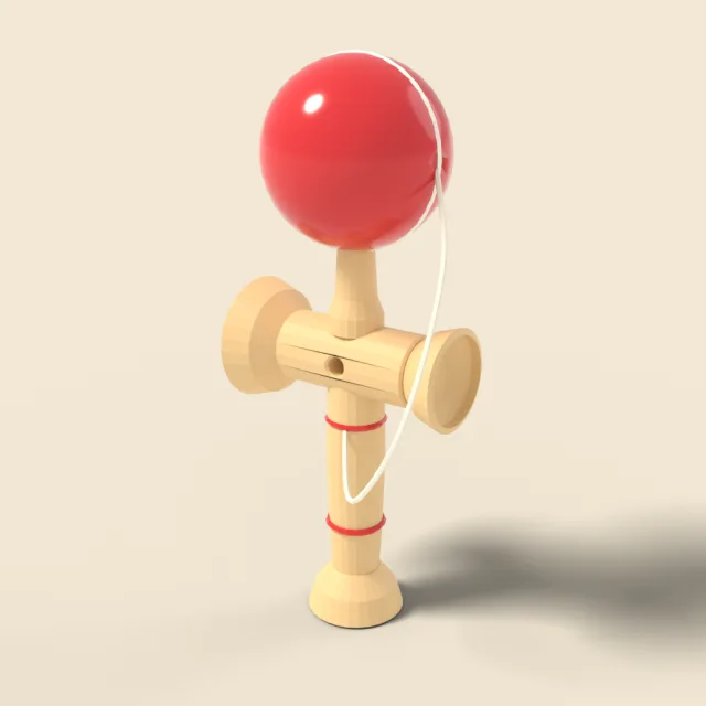 Kendama cup and ball