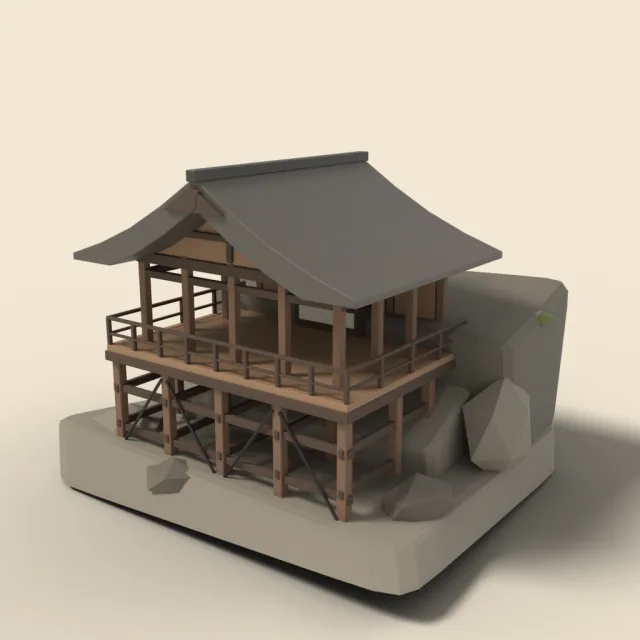 Yamadera Godai-do