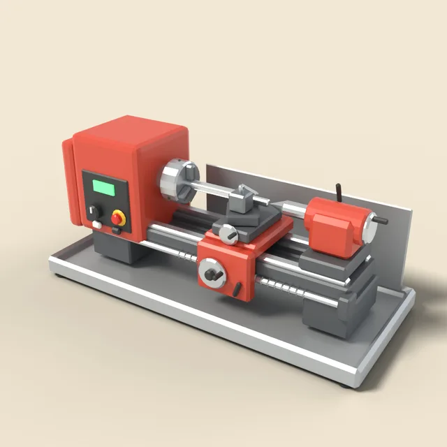 Small benchtop mini lathe
