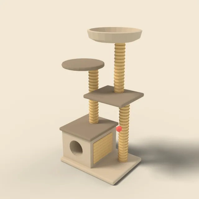 Cat tree with platforms