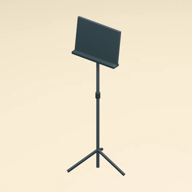 Tripod sheet-music stand