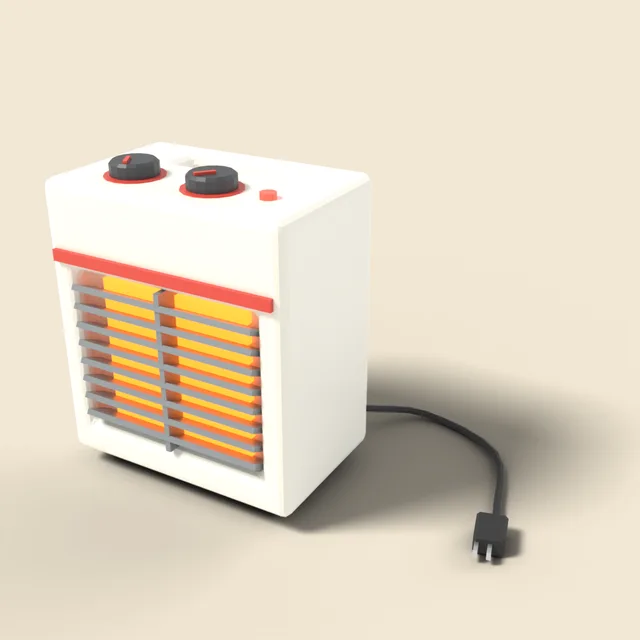 Electric fan heater
