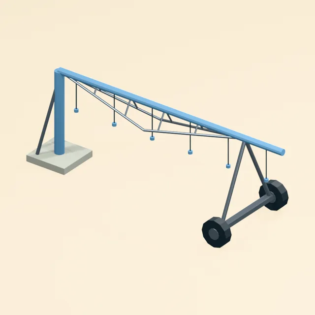 center_pivot_irrigator_pivot_truss_wheel_tower_drop_heads