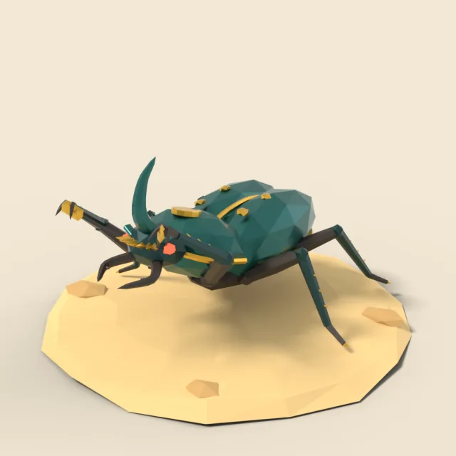 Desert scarab beetle giant