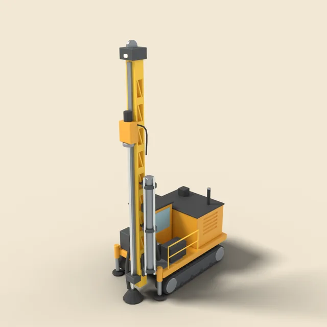 Crawler drilling rig