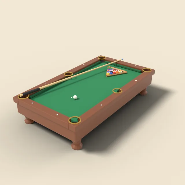 Mini pool table
