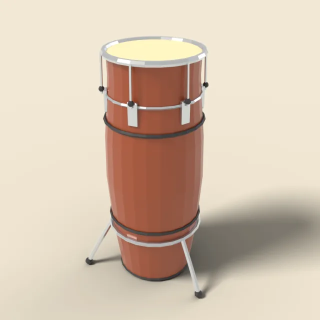 Tall conga drum