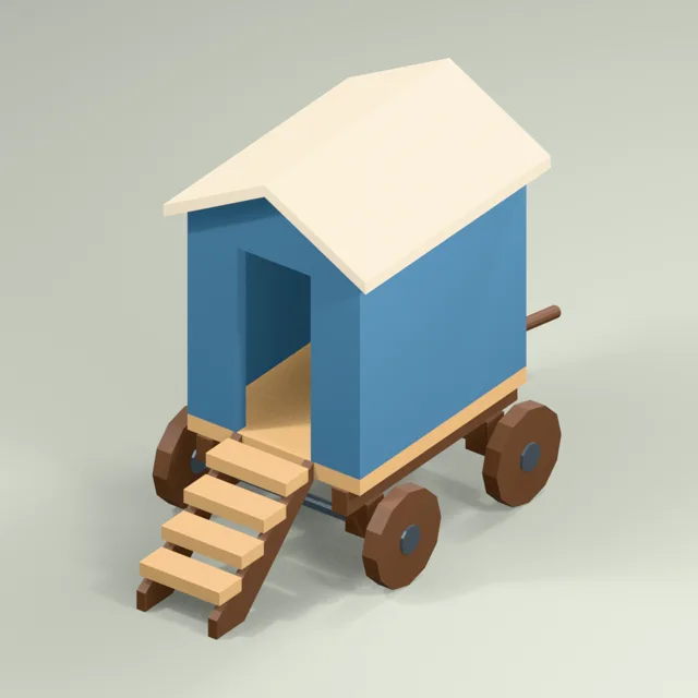 wheeled_bathing_machine_open_access_assembly