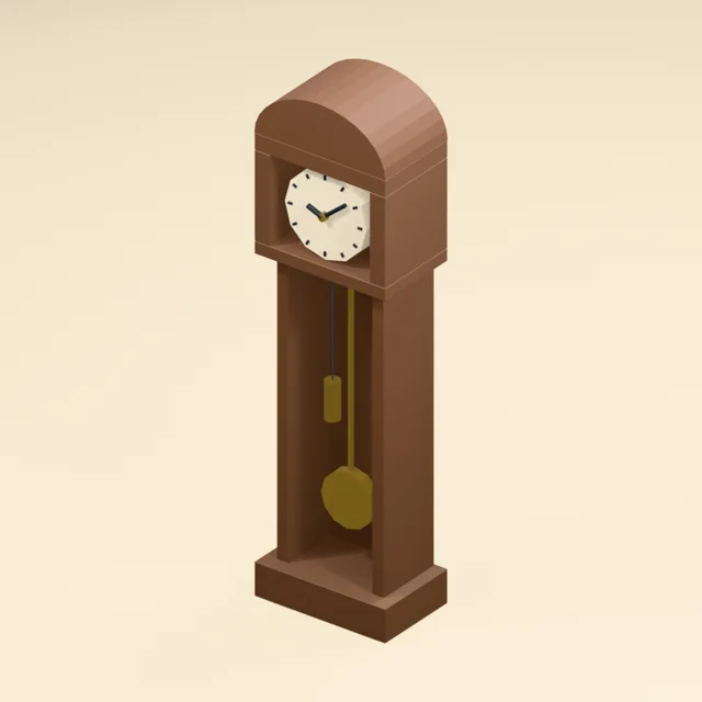 longcase_clock_closed_rear_hood