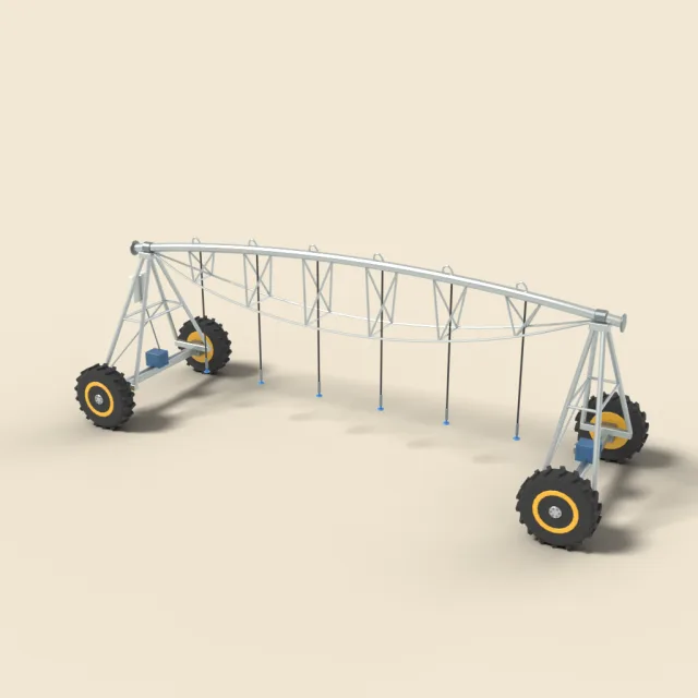 Irrigation pivot section