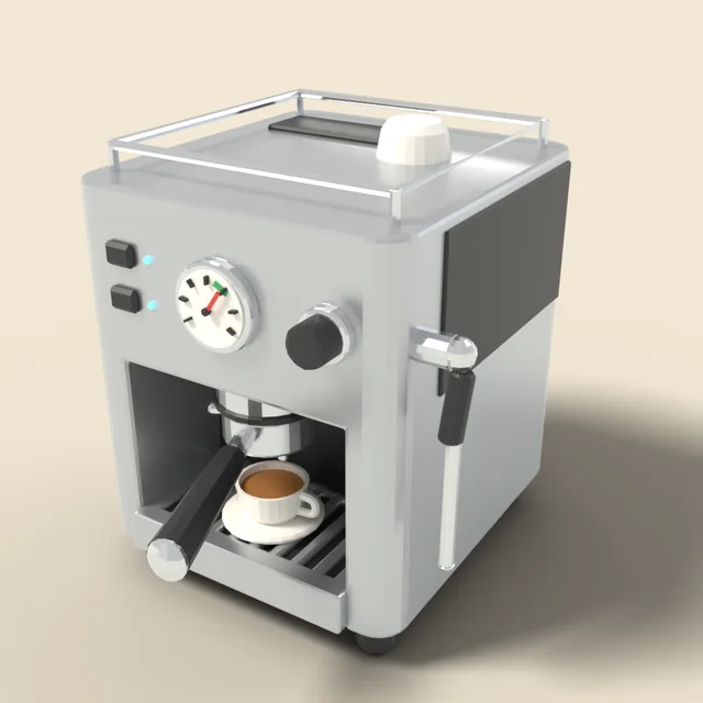 Espresso machine with portafilter