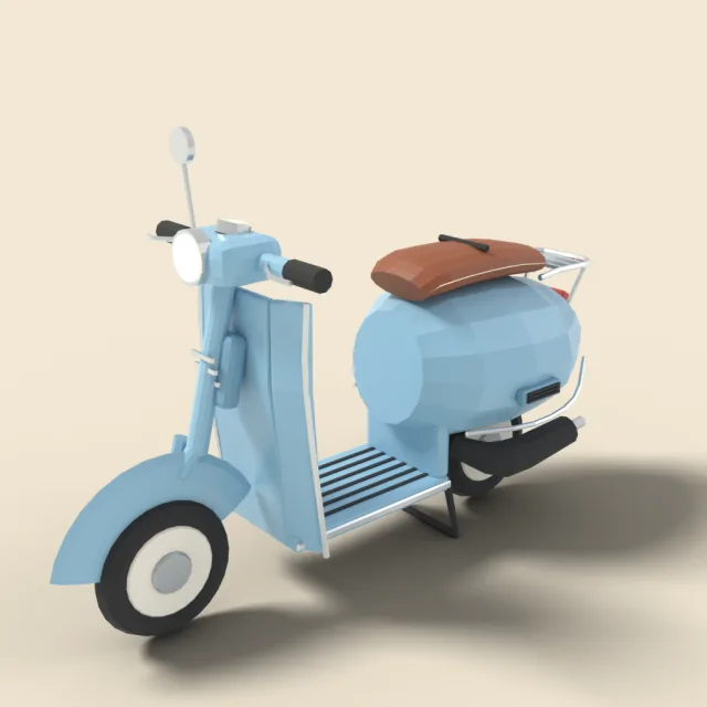 Vintage motor scooter
