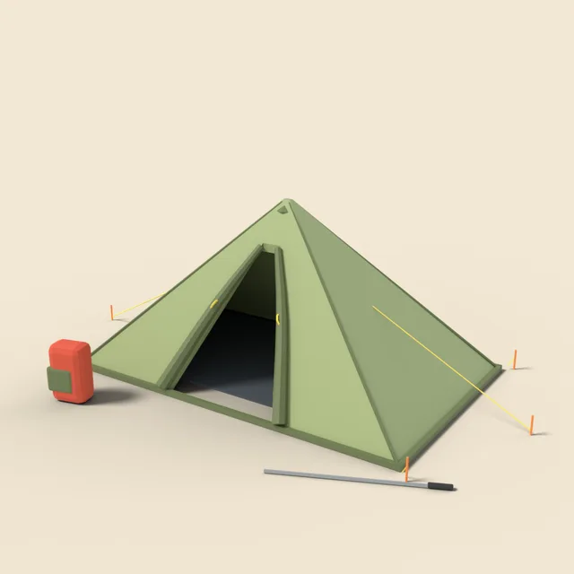 Ultralight trekking pole shelter