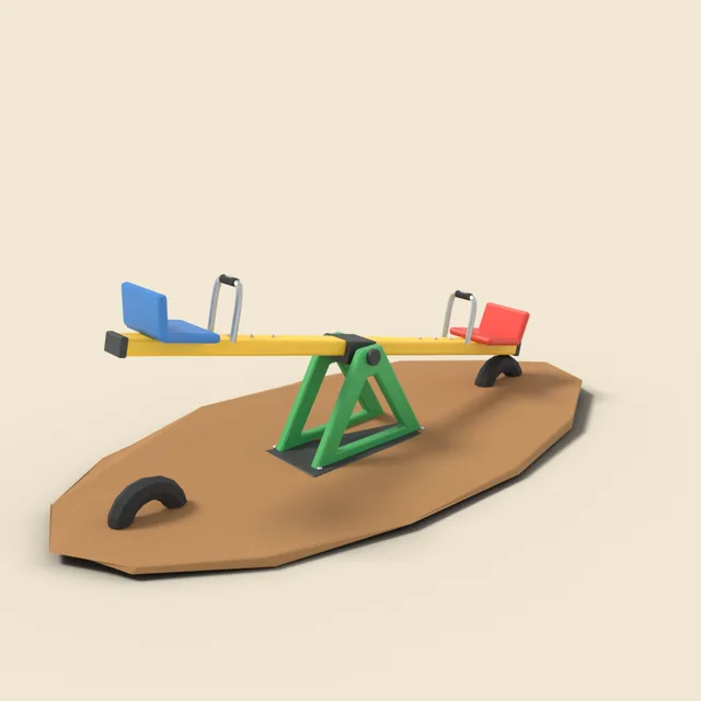 Playground seesaw