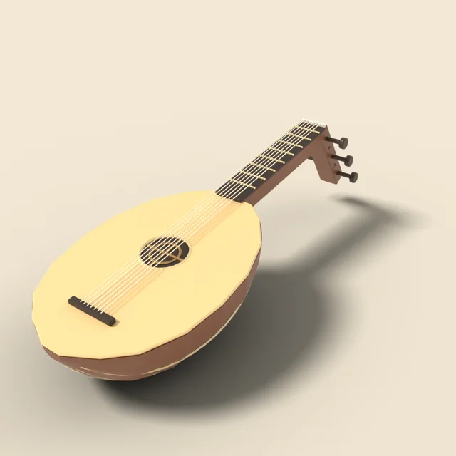 Round-backed lute