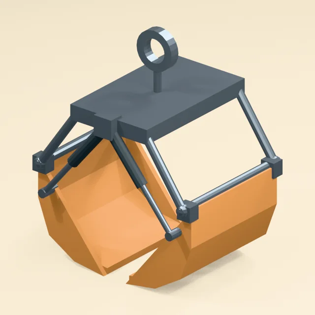 open_hydraulic_clamshell_grab