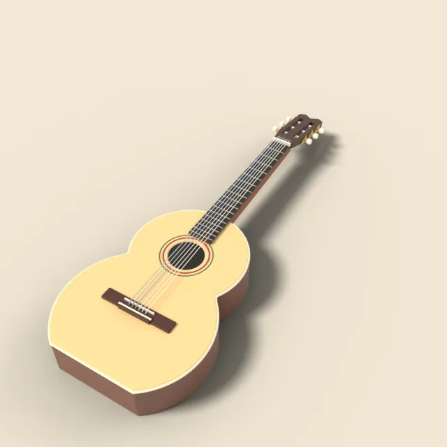 Classical nylon-string guitar