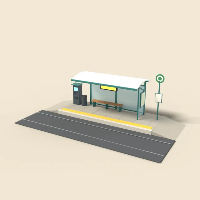 Tram stop shelter