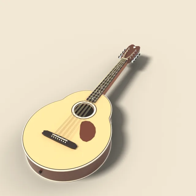 Flat-back bouzouki