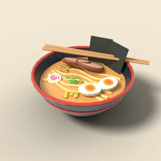 Bowl of ramen with egg