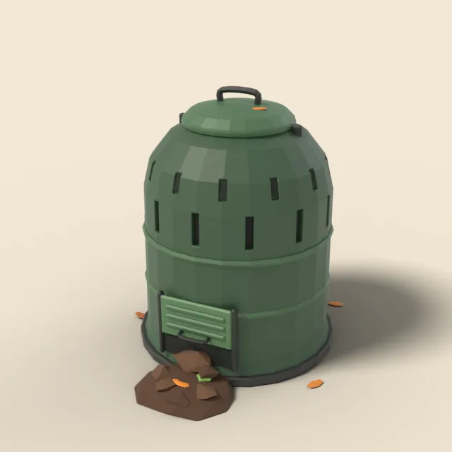 Dome compost bin
