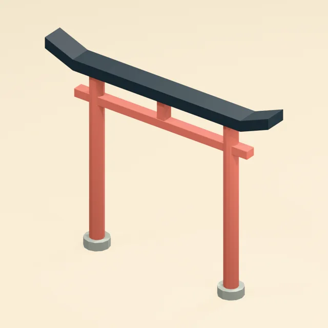 torii_shrine_gate_upturned_cap_twin_columns