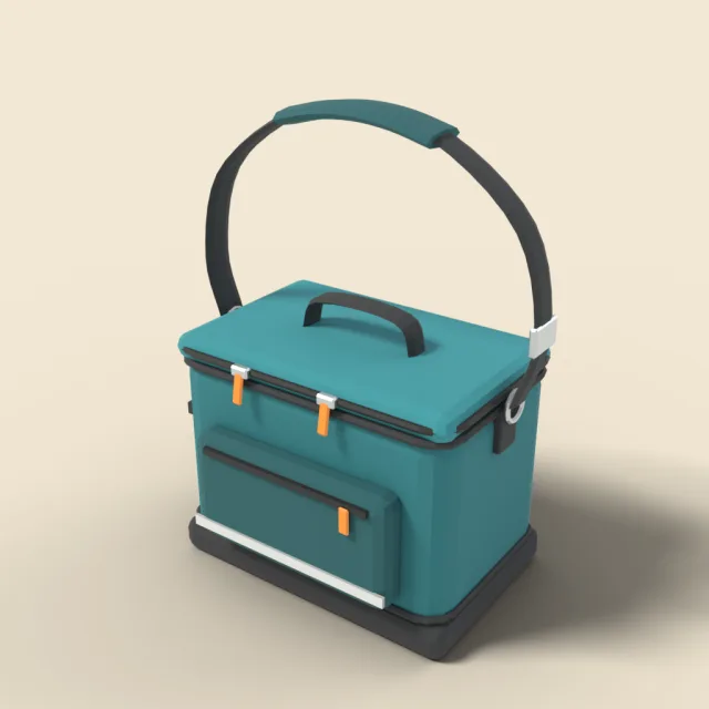Soft cooler bag with shoulder strap