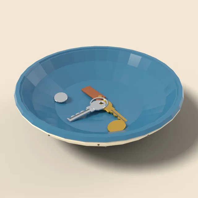 Key bowl ceramic