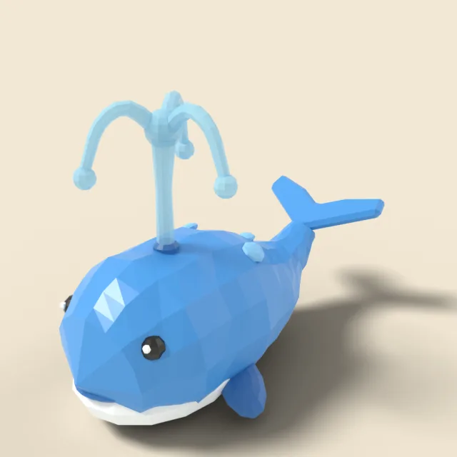 Bath squirt whale