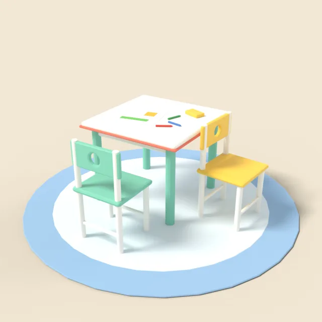Child table and chair set