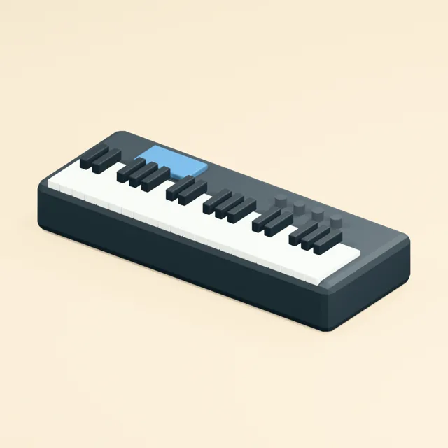 Portable 37 Key Keyboard