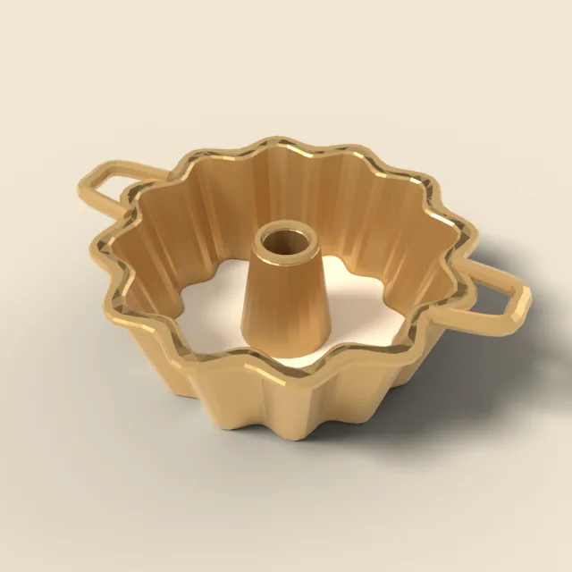 Bundt cake mold
