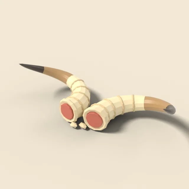 Pair of monster horns