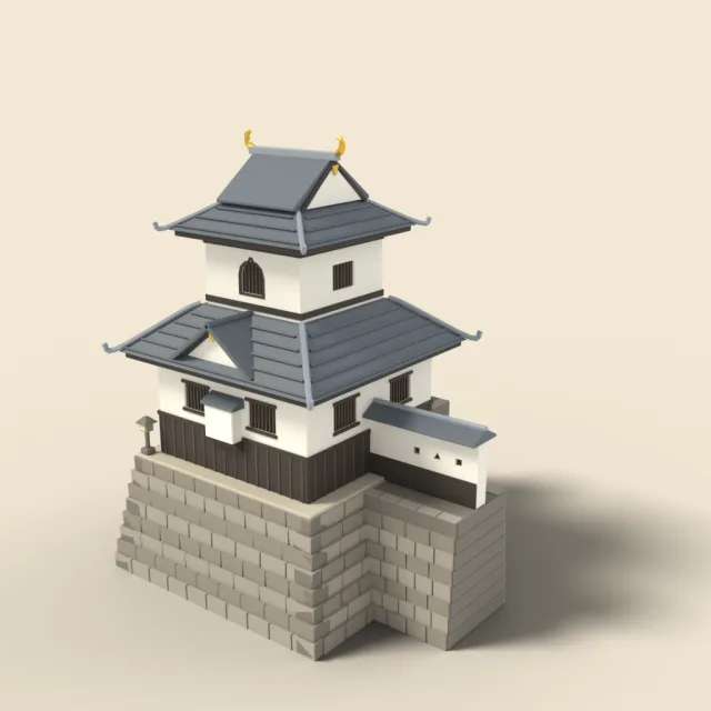 Castle corner turret