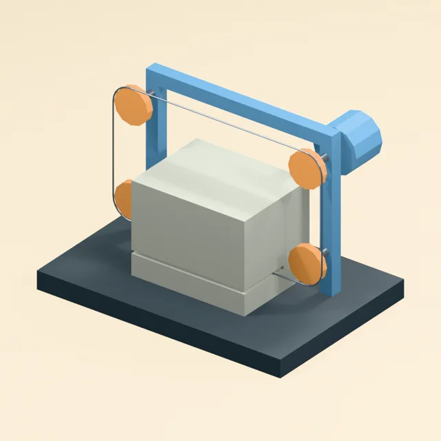 quarry_diamond_wire_saw_open_working_assembly