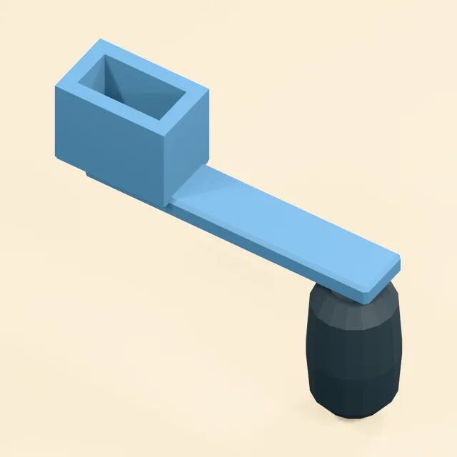 Guitar tuning peg winder with open rectangular socket and rotating grip