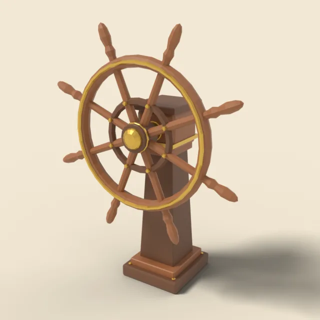 Ship wheel helm