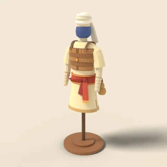Desert light armor with sash