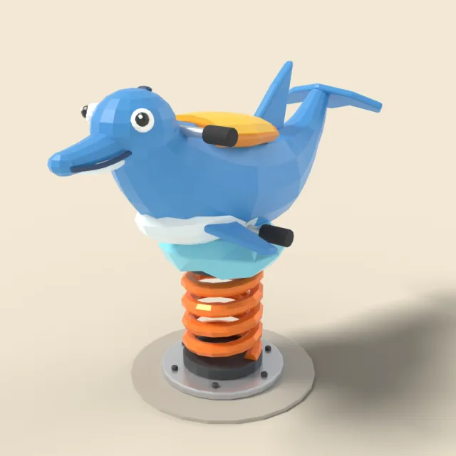 Dolphin spring rider